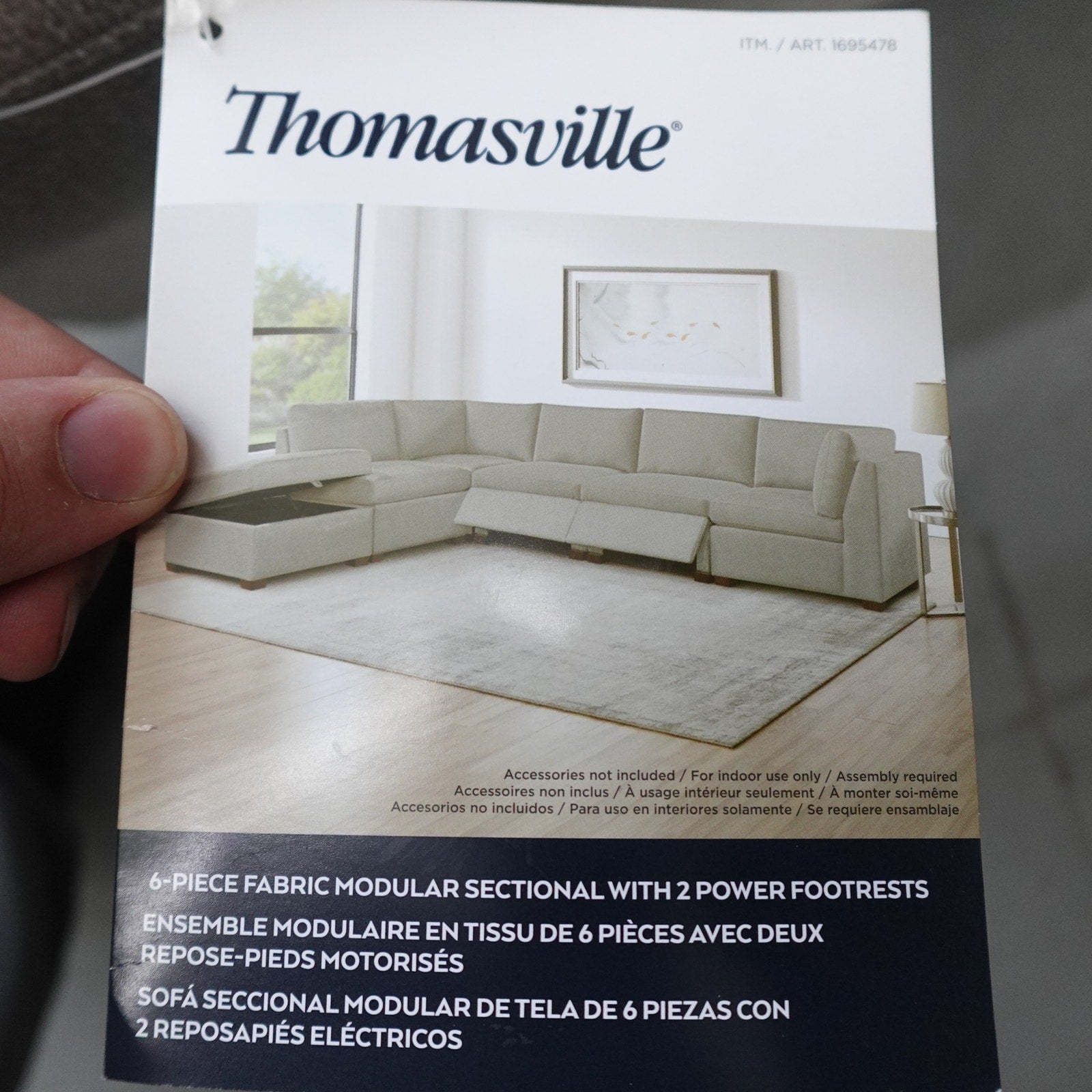 Thomasville Rockford 6-piece Fabric Modular Sectional