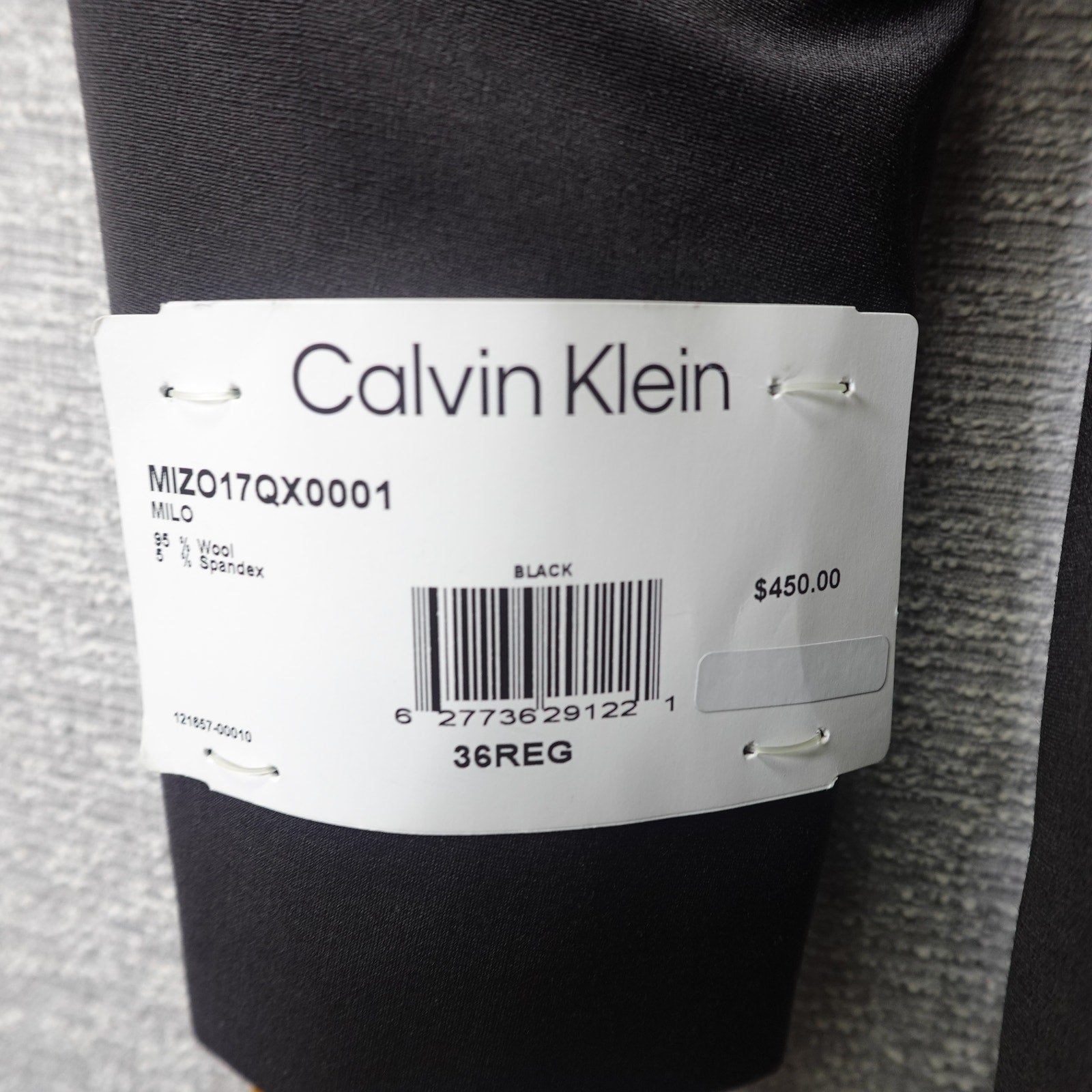 Calvin Klein Skinny Fit Black Suit Jacket- Size 36 Regular Length