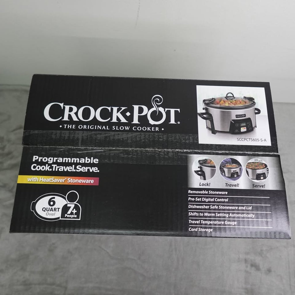 Crock Pot 6Qt. Travel & Serve SCCPCTS605-S-A