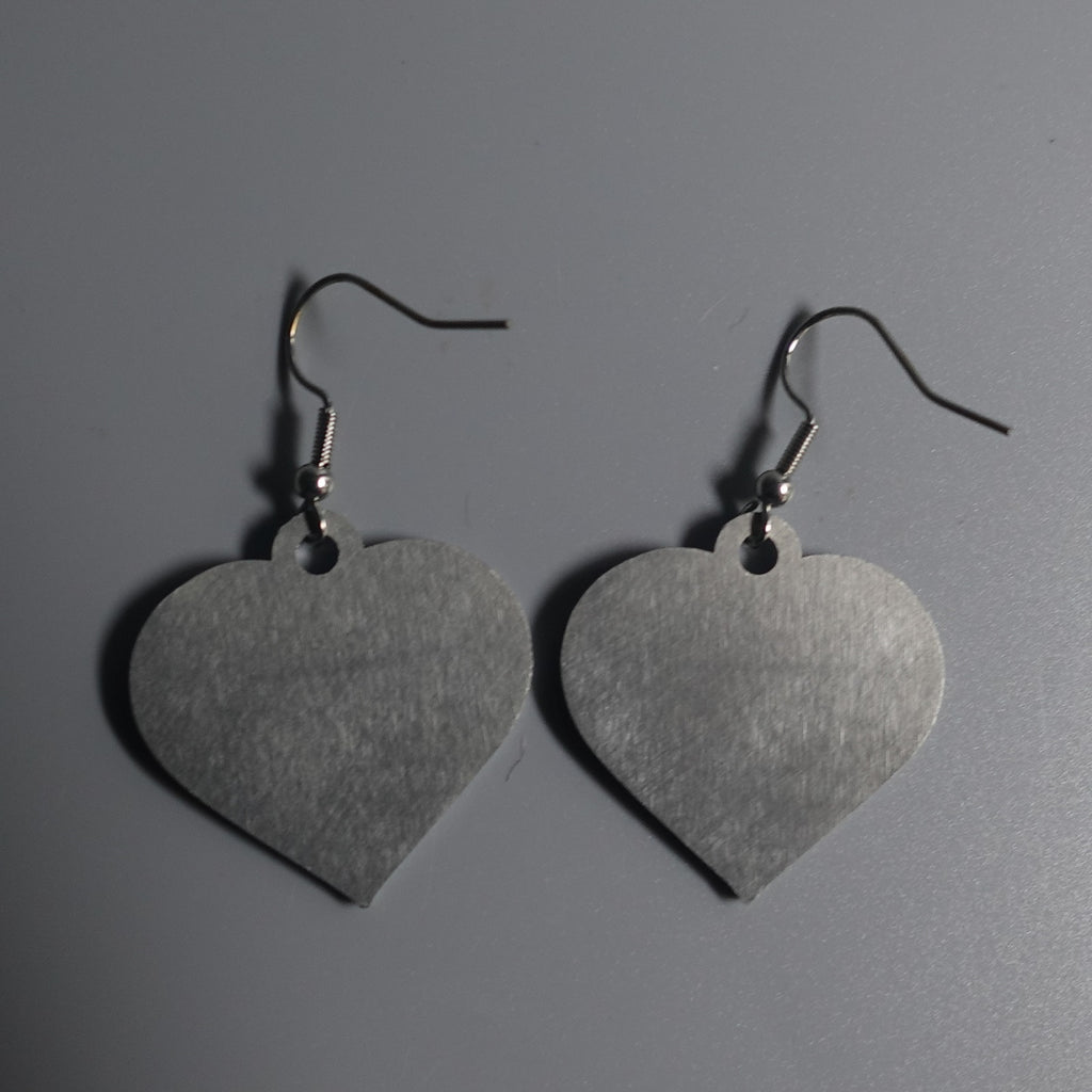 Officially Licensed Earrings- NCAA Clemson Team Heart