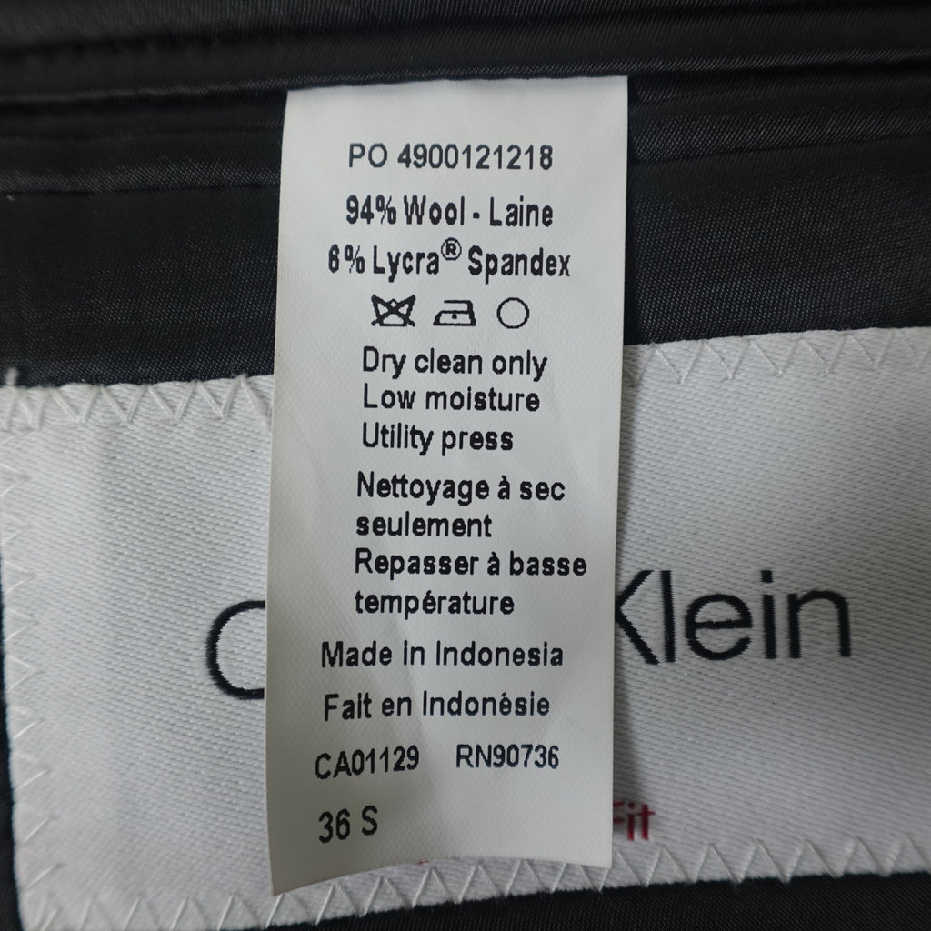 Calvin Klein Skinny Fit Black Suit Jacket - 36R