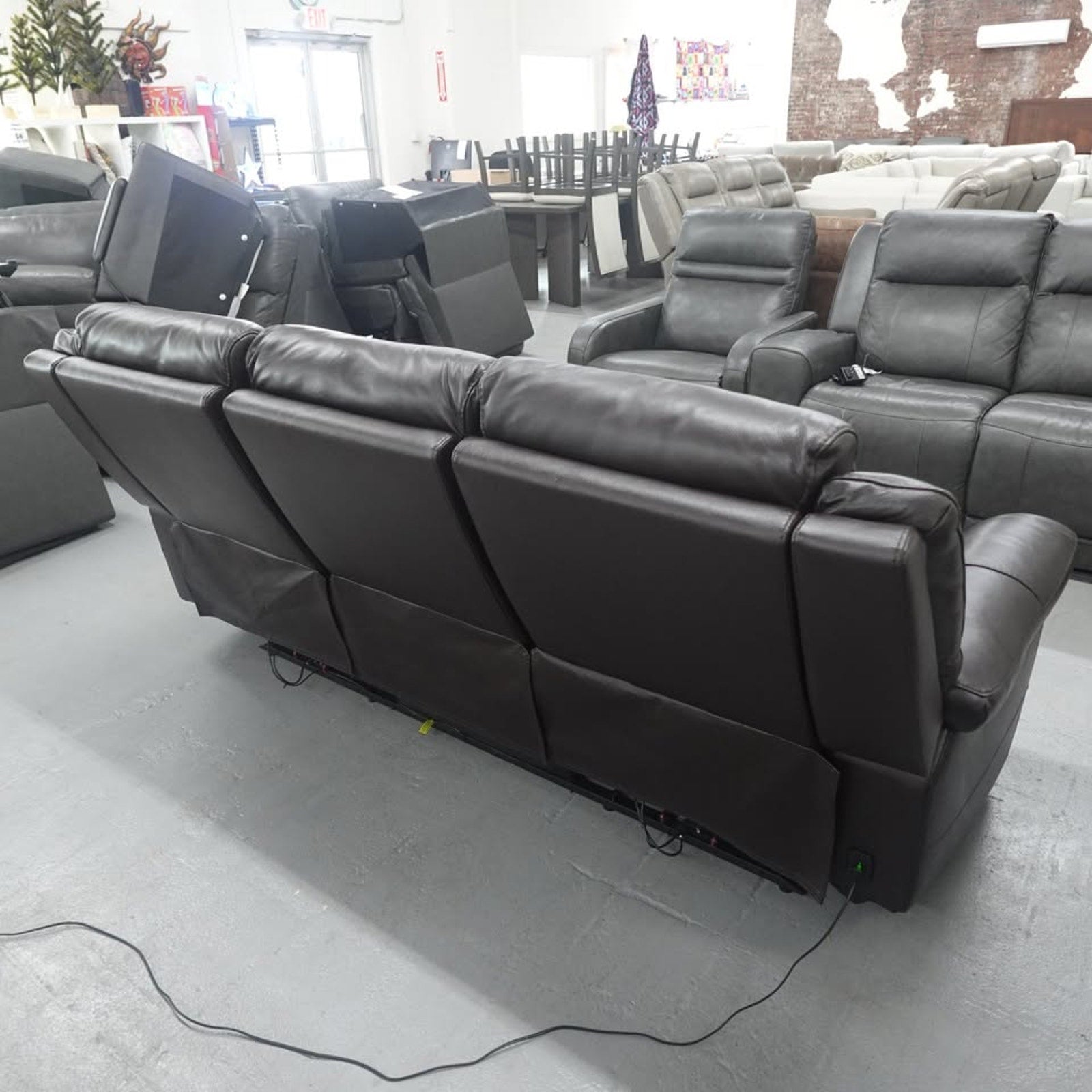 Alba Leather Power Reclining Sofa