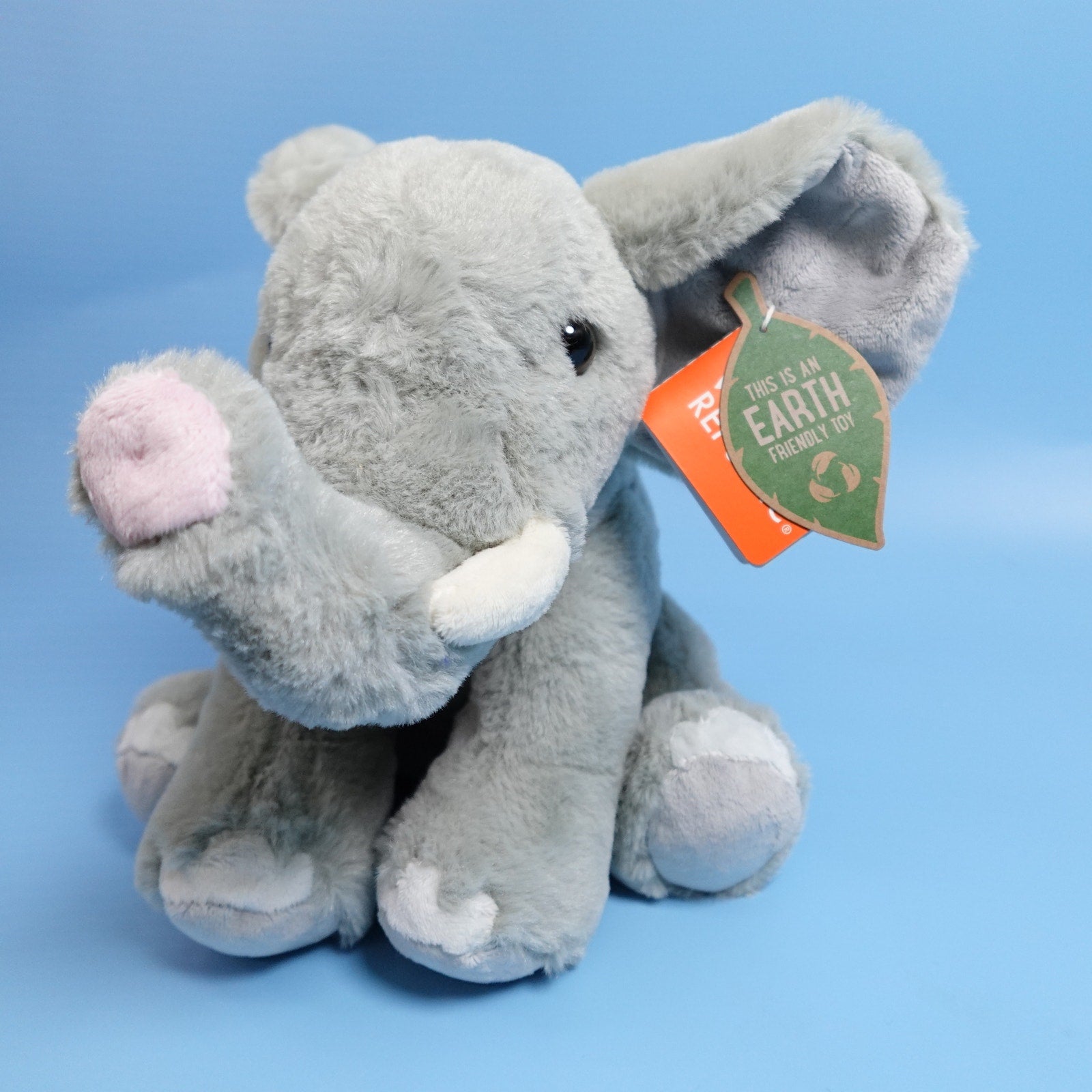 Wild Republic Earthkins African Elephant Plush Stuffed Animal 8" Grey NEW