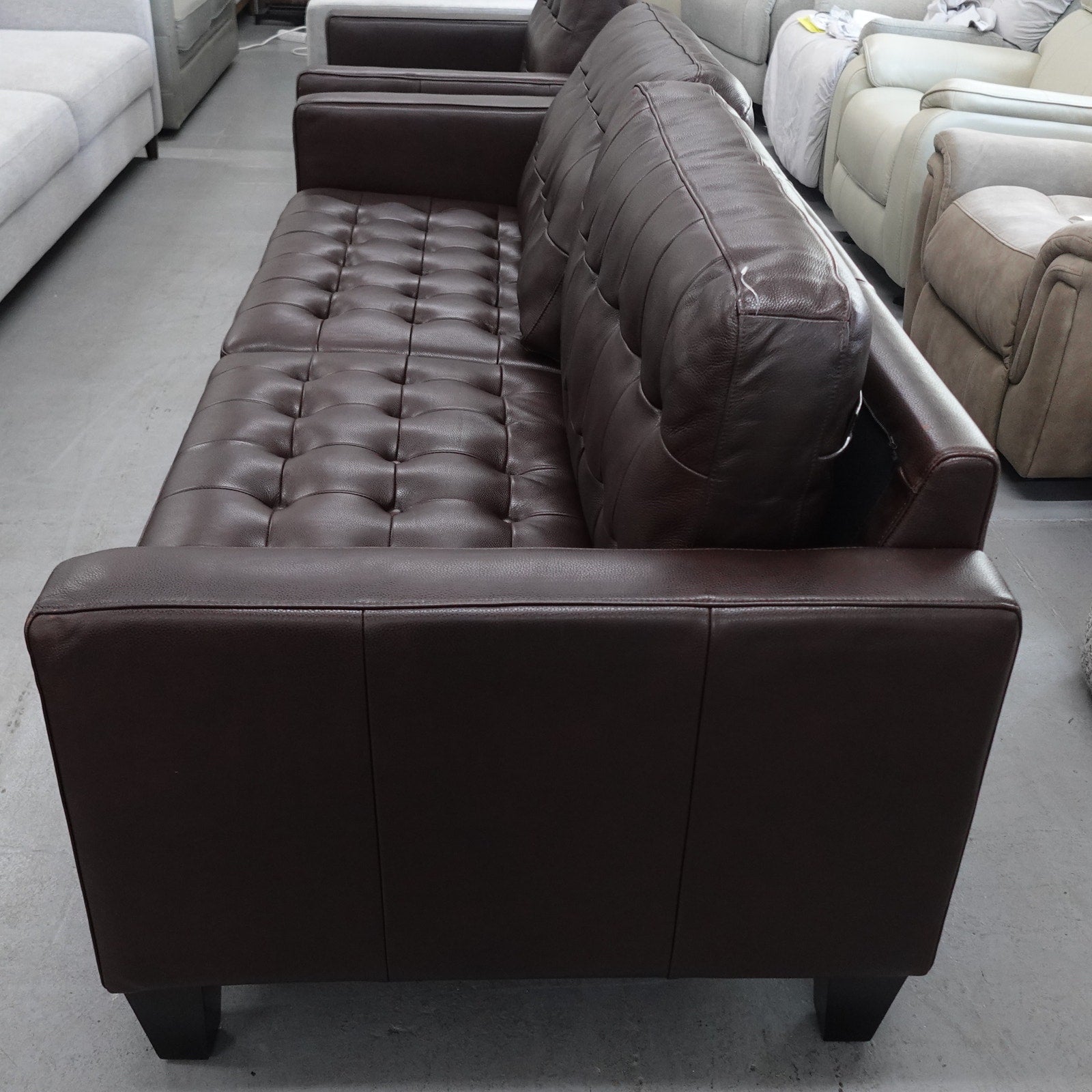 Carabella 3-piece Leather Set - Sofa, Loveseat, Chair