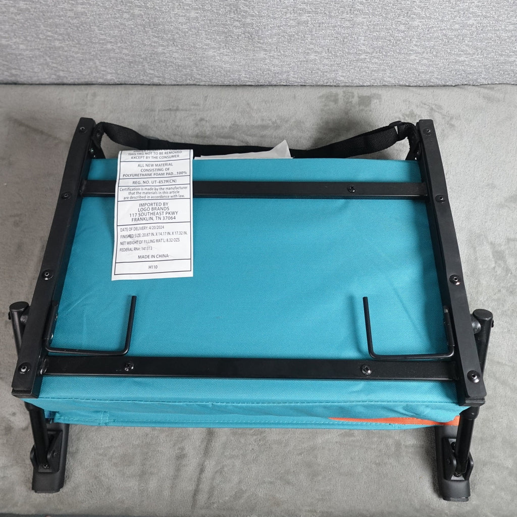 Logo Brands Miami Dolphins NFL Premium Stadium Seat Chair Cushion Blue