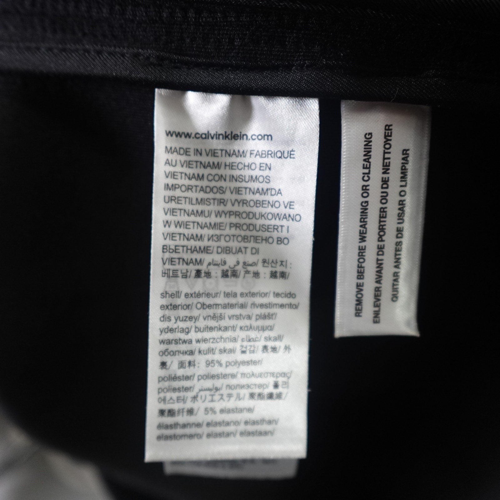 Calvin Klein Women's Scuba Coat Black Beauty - Large