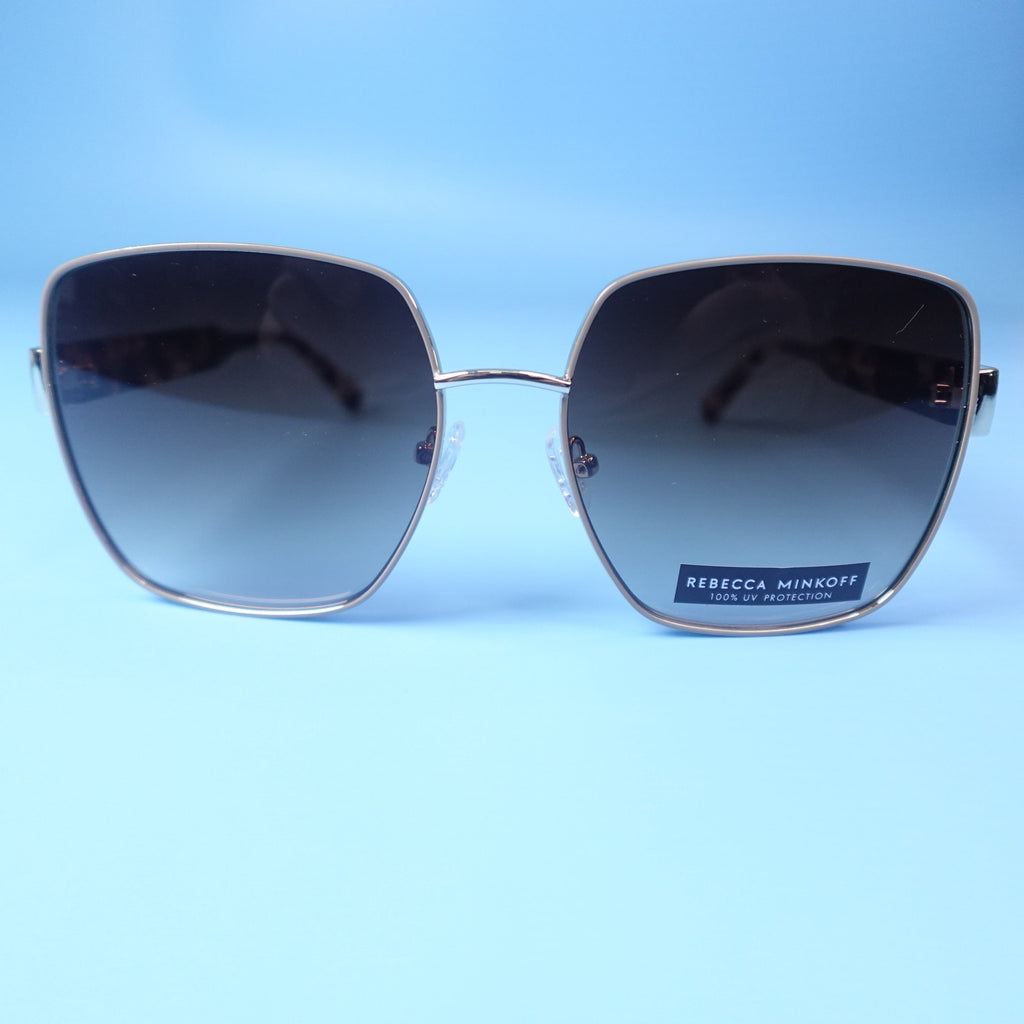 Rebecca Minkoff Tayden Gold Frame Brown Mottled Tortoiseshell Sunglasses