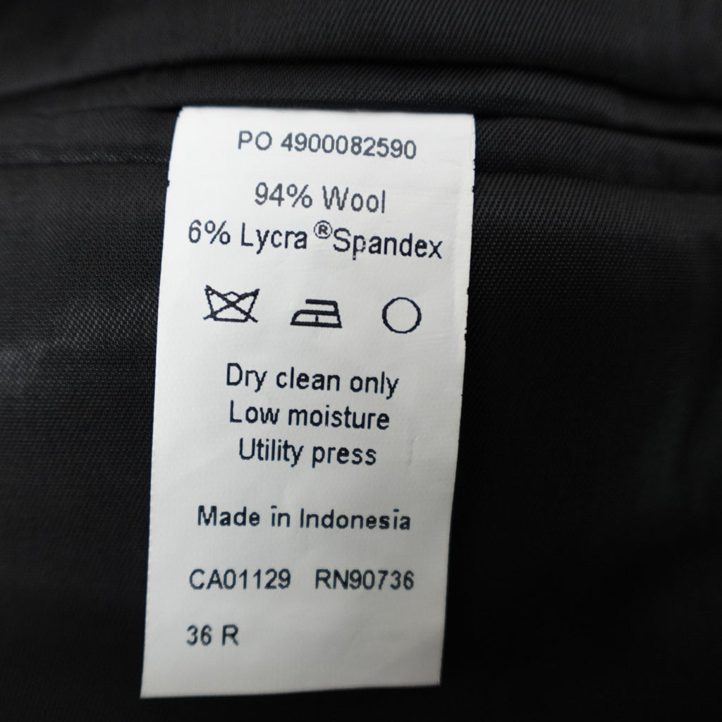 Calvin Klein Slim Fit Stretch Black Suit Jacket - 36R