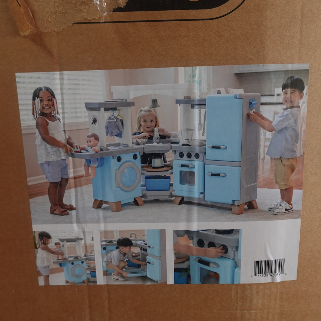 Step2 Cook & Care Corner Kitchen & Nursery Playset Kids Pretend Play New