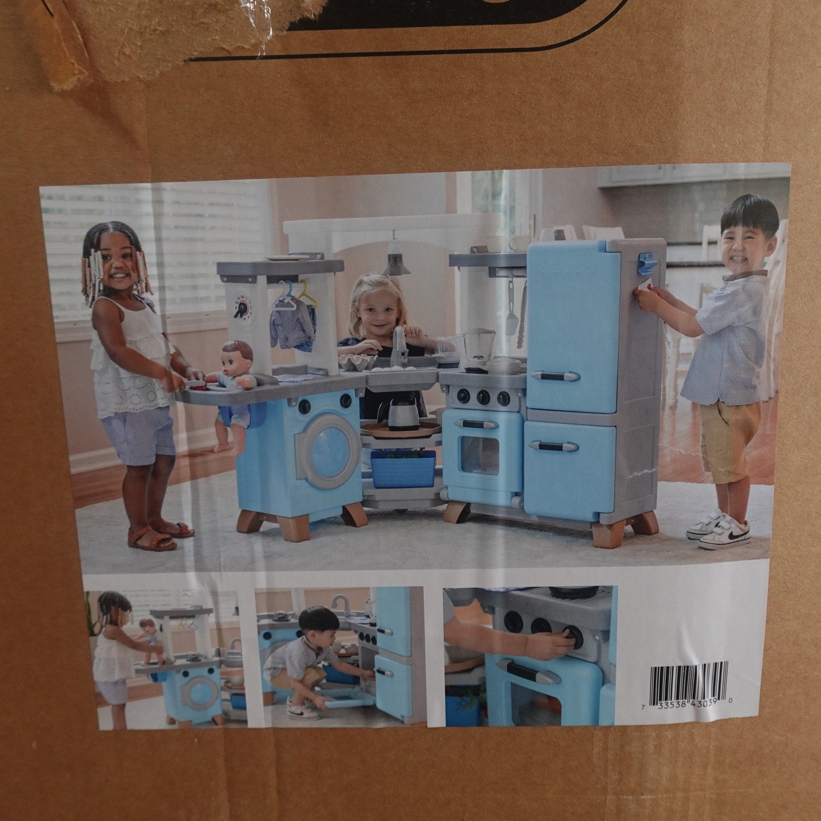 Step2 Cook & Care Corner Kitchen & Nursery Playset Kids Pretend Play New