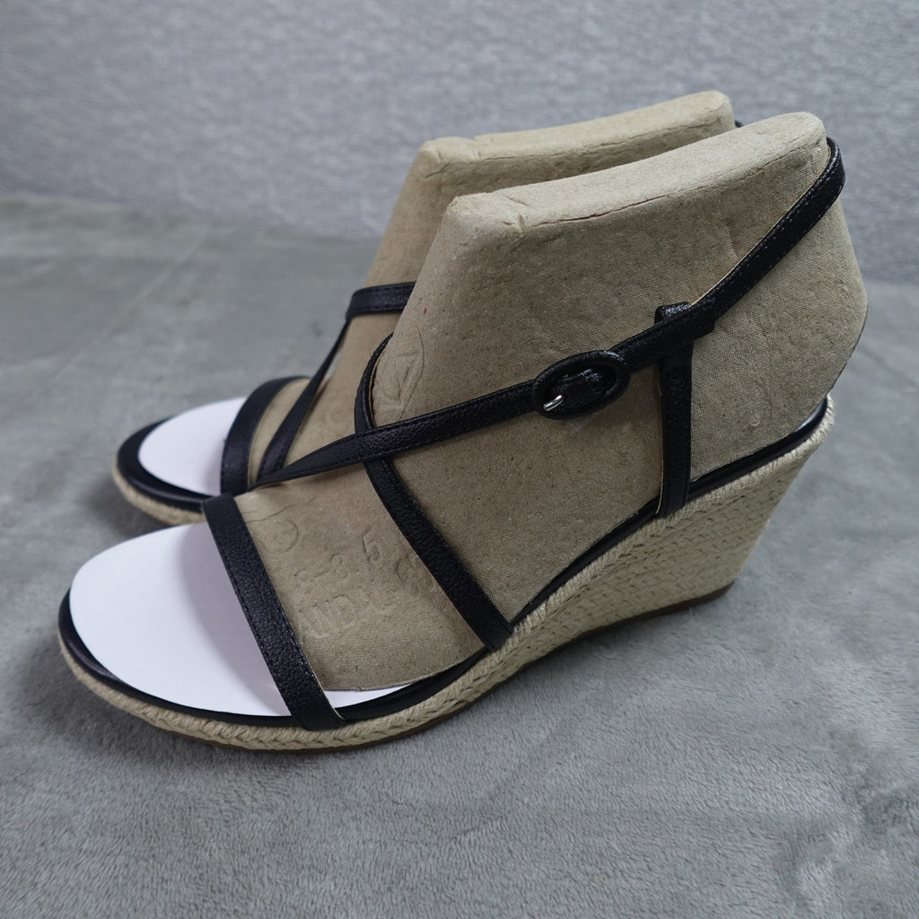 Calvin Klein Blairy 2 Women's Wedge Sandal Black 002 Size 8.5M New
