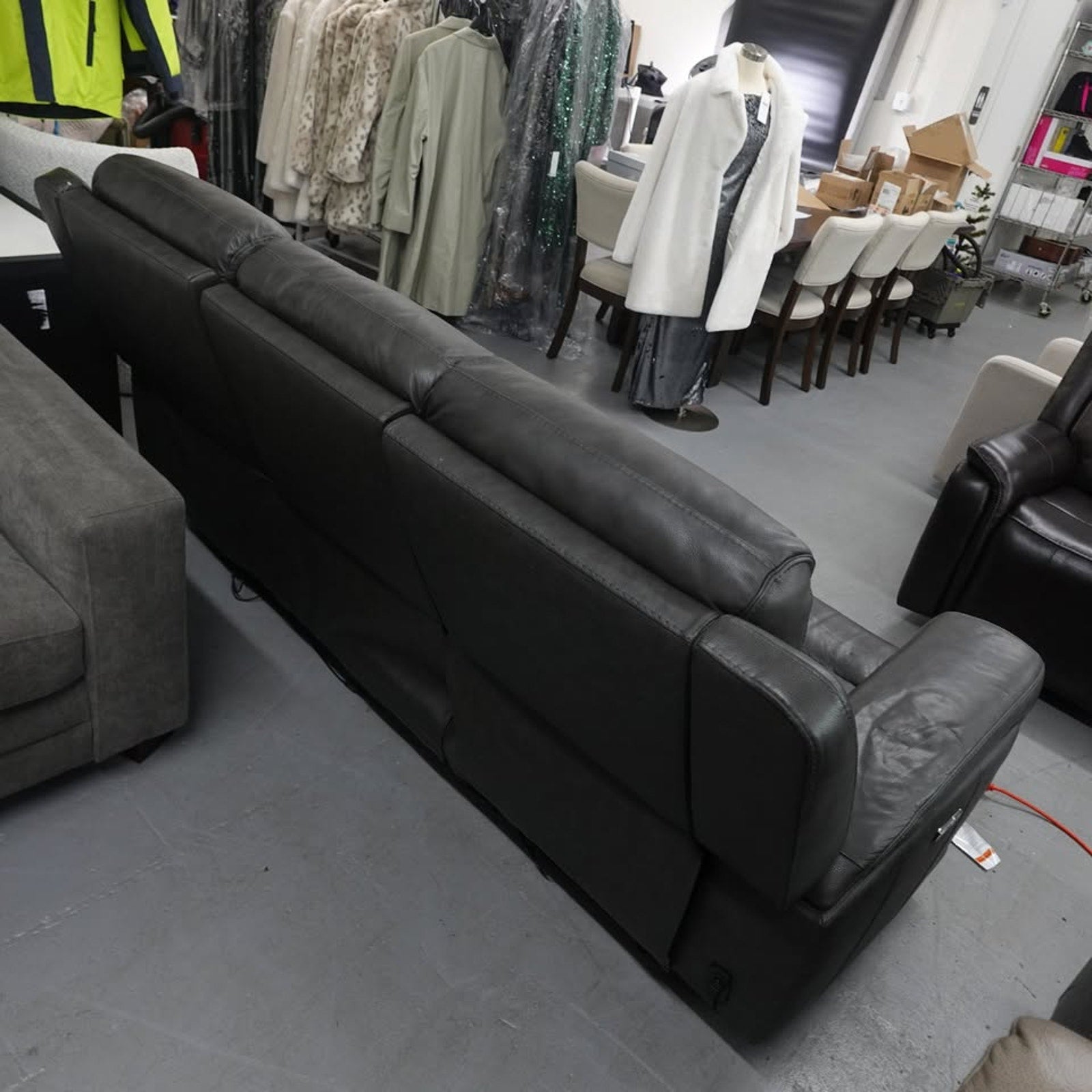 Lauretta Leather Power Reclining Sofa with Power Headrests