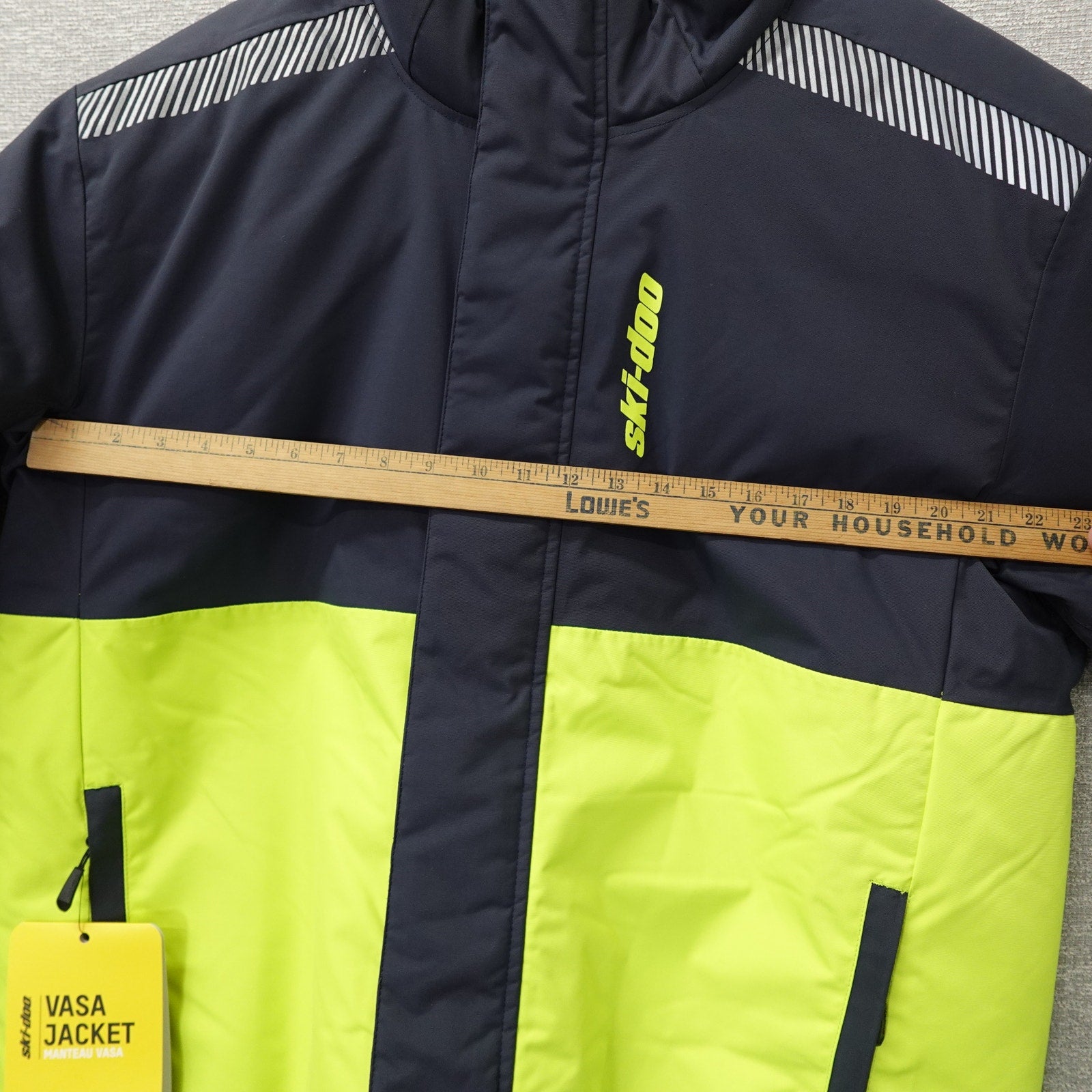 Ski-Doo Mens Vasa Snowmobile Jacket Green - XL