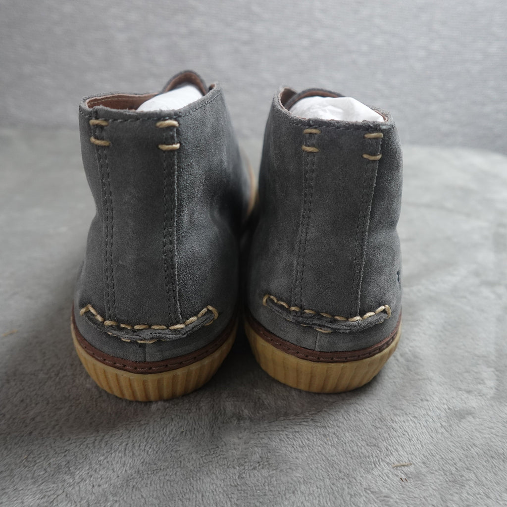 FRYE Emery Chukka Men's Size 8.5M Grey Suede Leather Boots 8072MHVSCQ