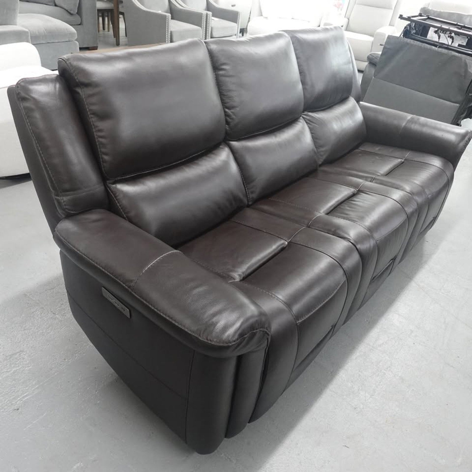 Alba Leather Power Reclining Sofa