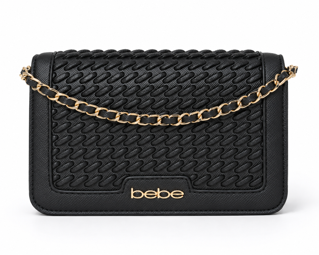 Bebe Katriel Crossbody Black Handbag E02-5324