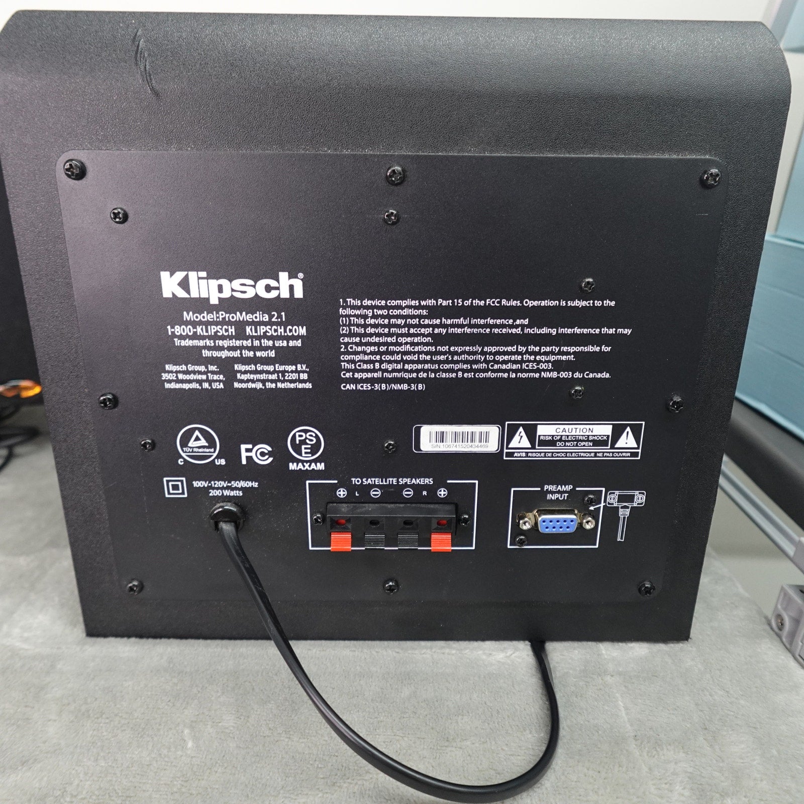 Klipsch ProMedia 2.1 THX Computer Speaker System