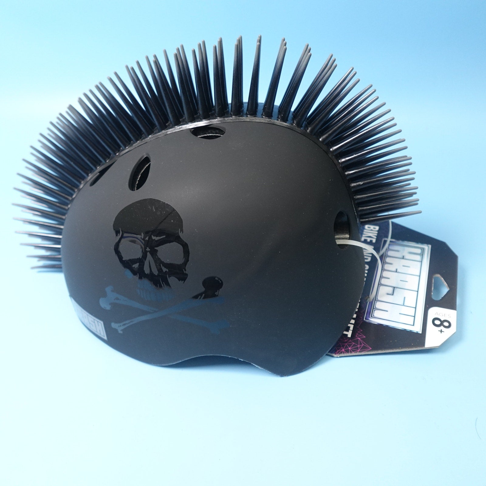 Krash Jolly Roger Helmet with Mohawk Youth Ages 8-14