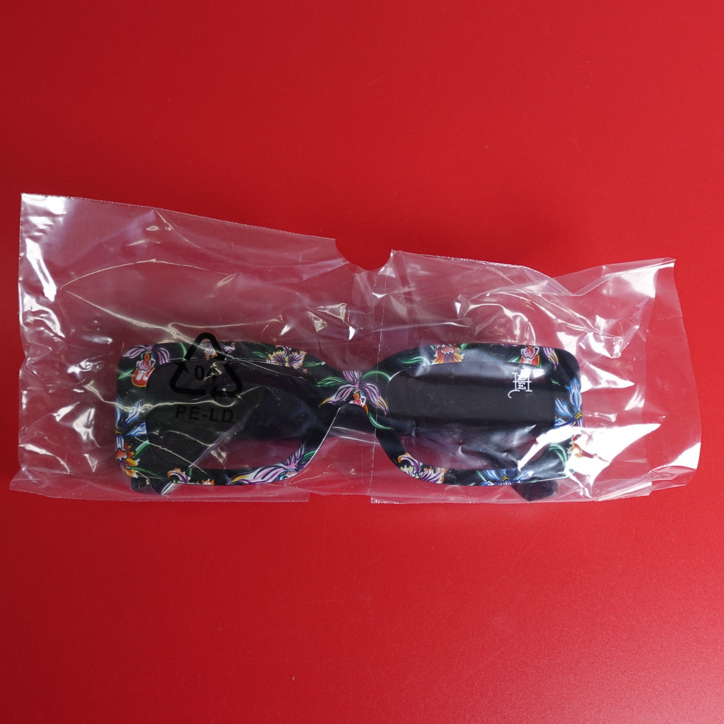 Ed Hardy Rainforest Floral Sunglasses Black 100% UV Protection