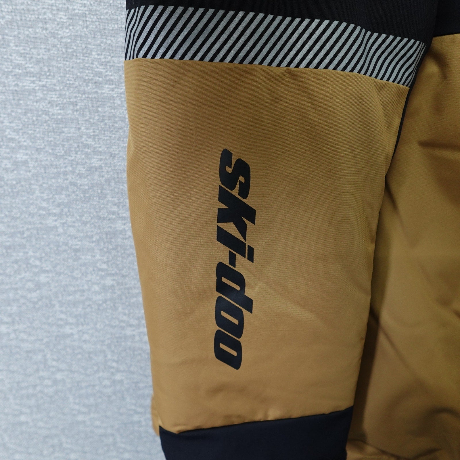 Ski-Doo Mens Vasa Snowmobile Jacket Khaki Brown - XL