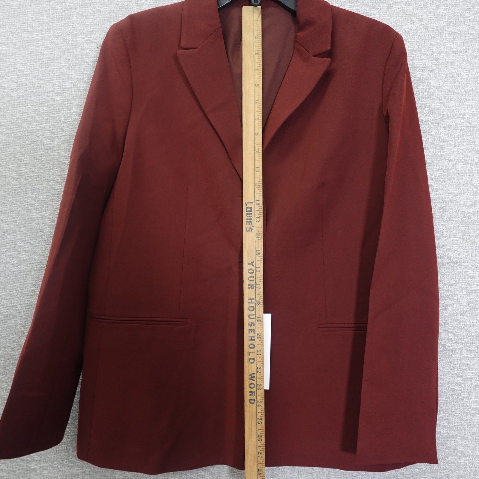 Calvin Klein Women's Soft Crepe Blazer Rusted Root - Size 10  40WL422