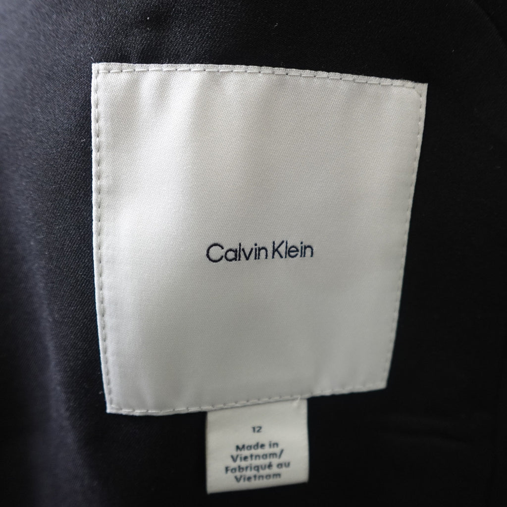Calvin Klein Womens Soft Crepe Blazer- Size 12