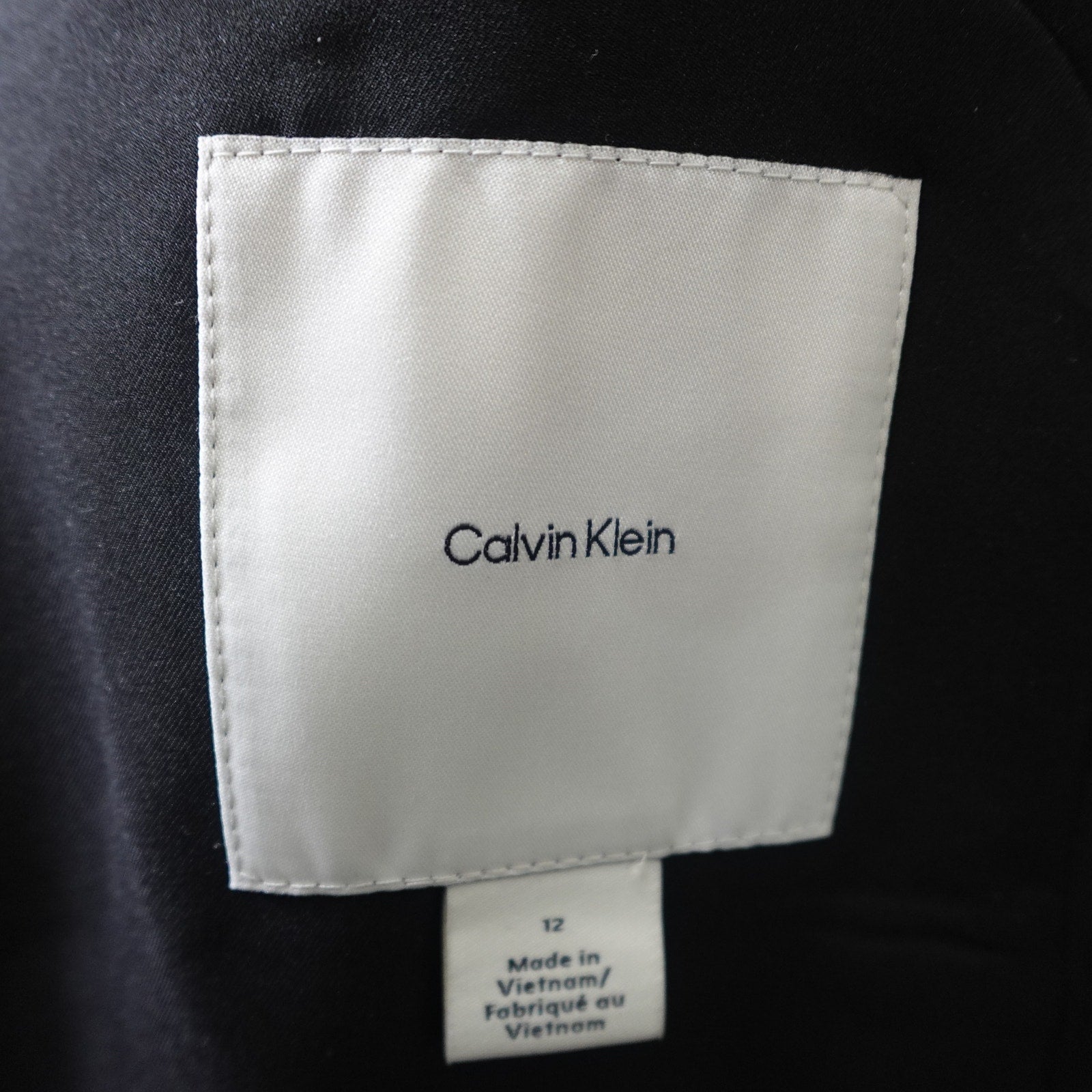 Calvin Klein Womens Soft Crepe Blazer- Size 12