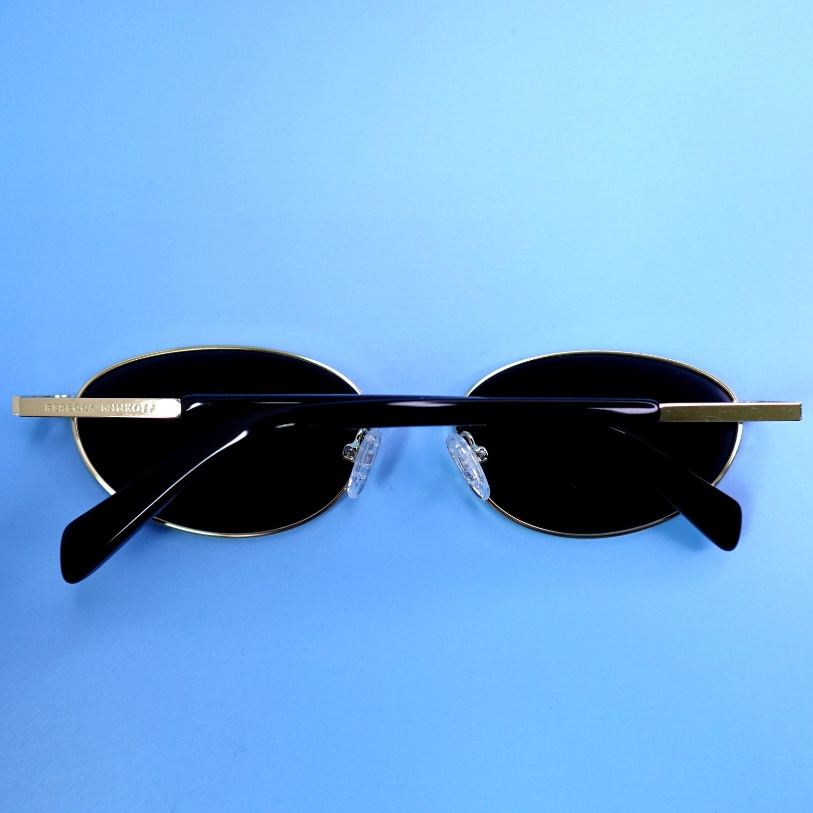 Rebecca Minkoff evangelyne Sunglasses Gold/Black 100% UV Protection