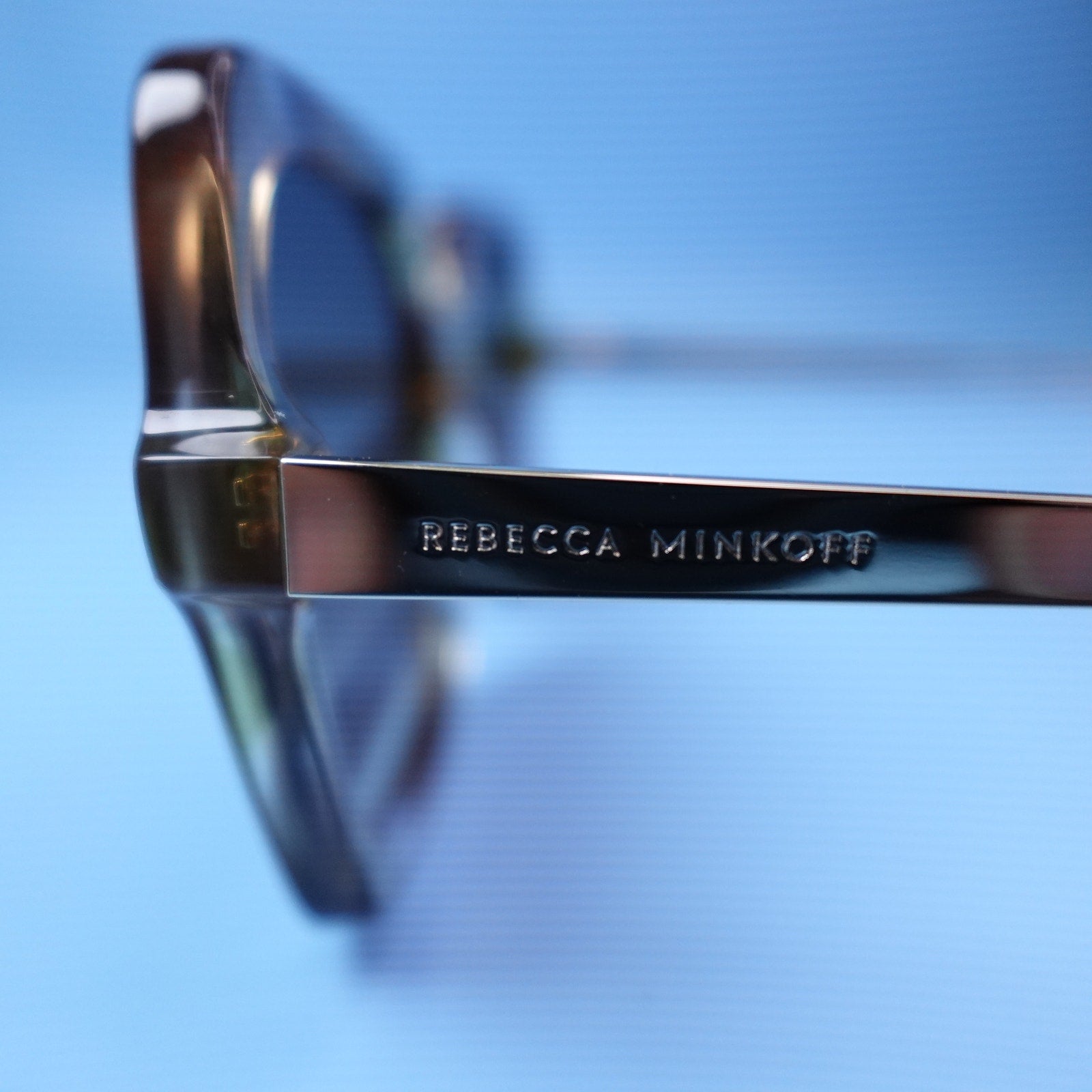 Rebecca Minkoff Willow Sunglasses Multicolor Tortoise Shell with Gold Arms