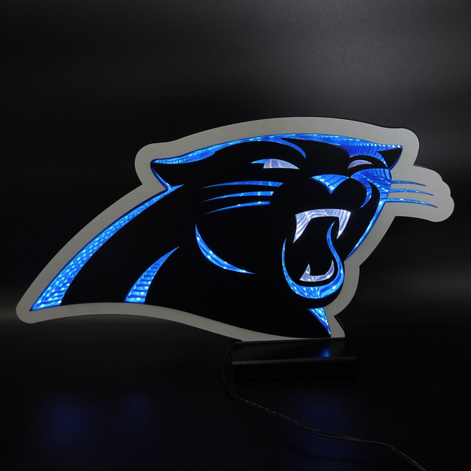 Carolina Panthers LED Infinity Logo Light