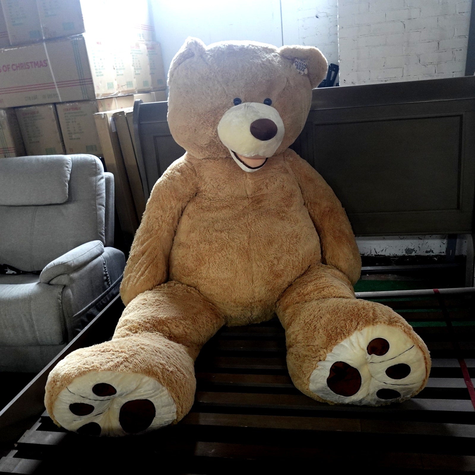 93" Plush Bear, Blonde