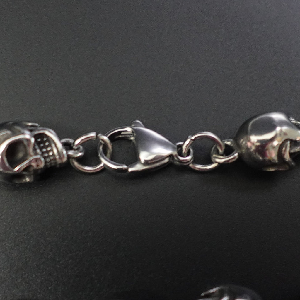 Stainless Steel Skull Bracelet