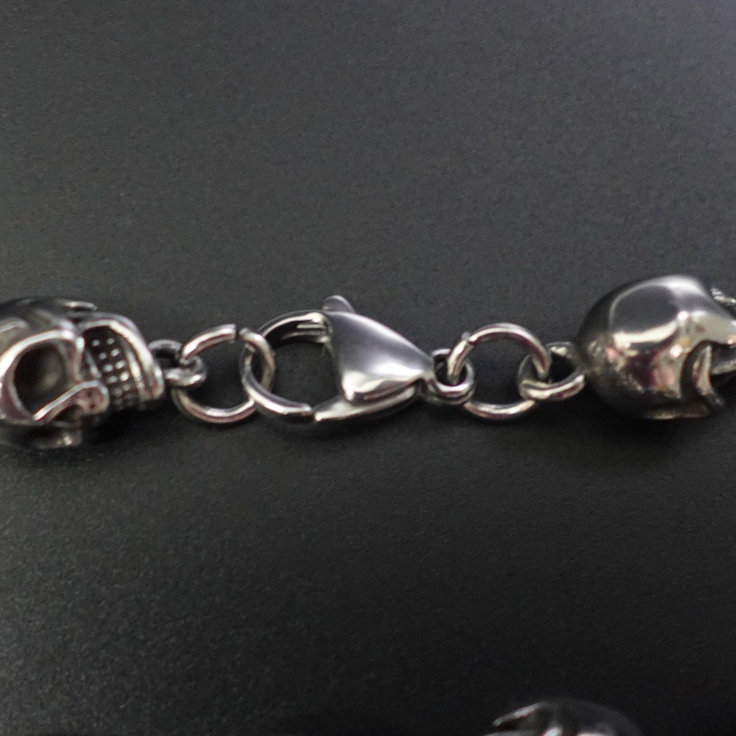 Stainless Steel Skull Bracelet