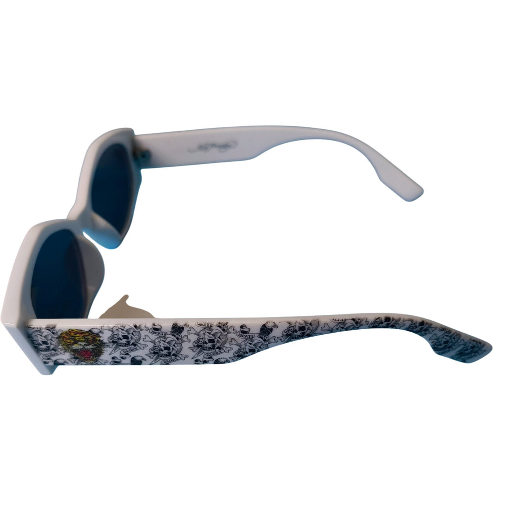 Ed Hardy Love Kills Slowly Carnivore Skulls Sunglasses 100% UV Protection