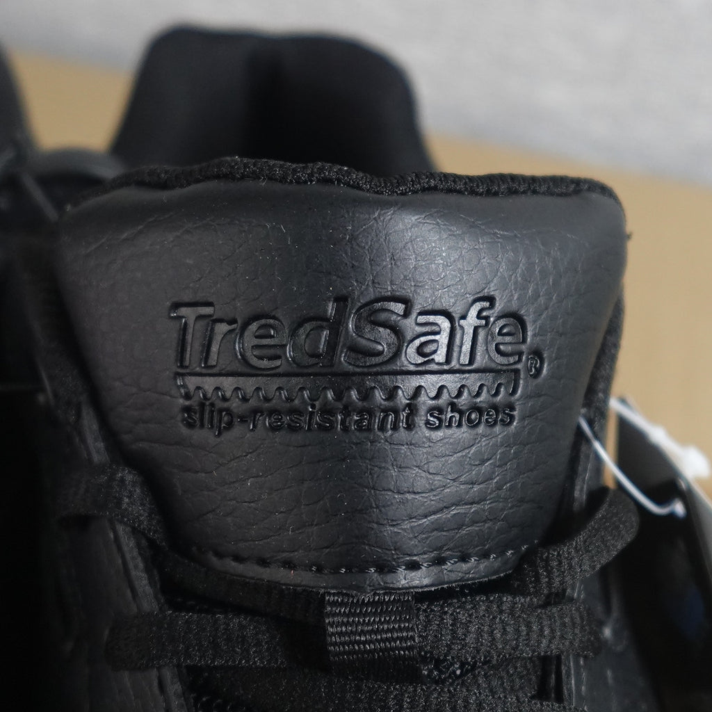 Lot of 6 Tredsafe Dustin Men's Slip Resistant Work Shoes Black Size 9.5W New