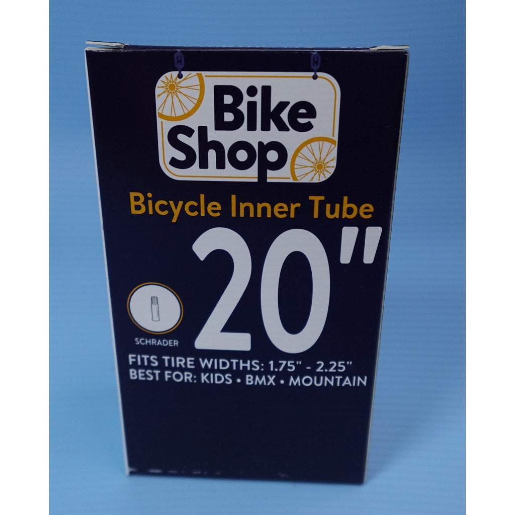 Bike Shop Bicycle Inner Tube 20" x 1.75" - 2.25" Schrader Valve BMX Mountain
