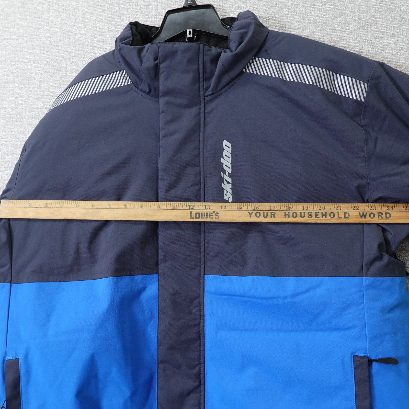 Ski-Doo Mens Vasa Snowmobile Jacket Indigo Blue - 2XL
