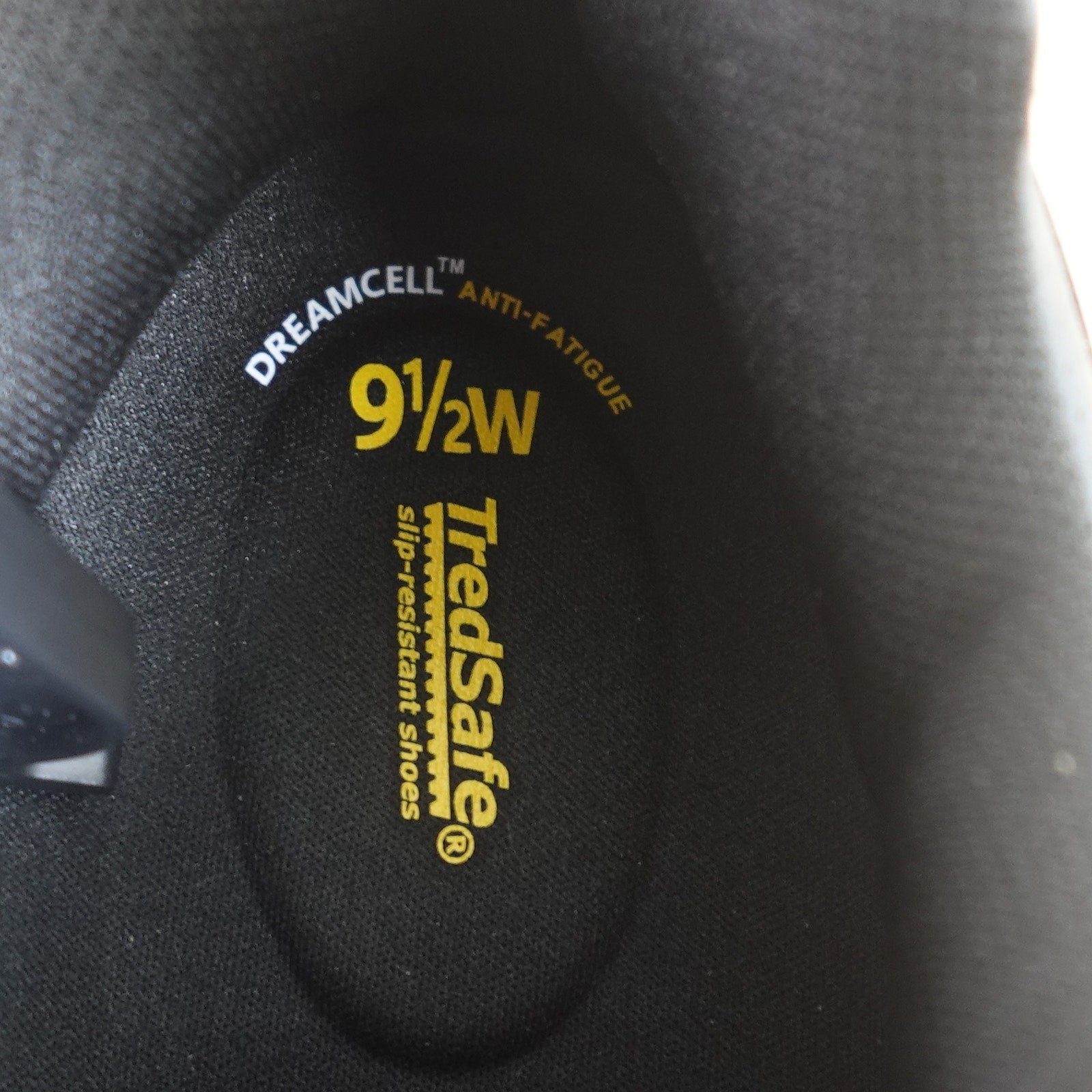 Lot of 6 Tredsafe Dustin Men's Slip Resistant Work Shoes Black Size 9.5W New