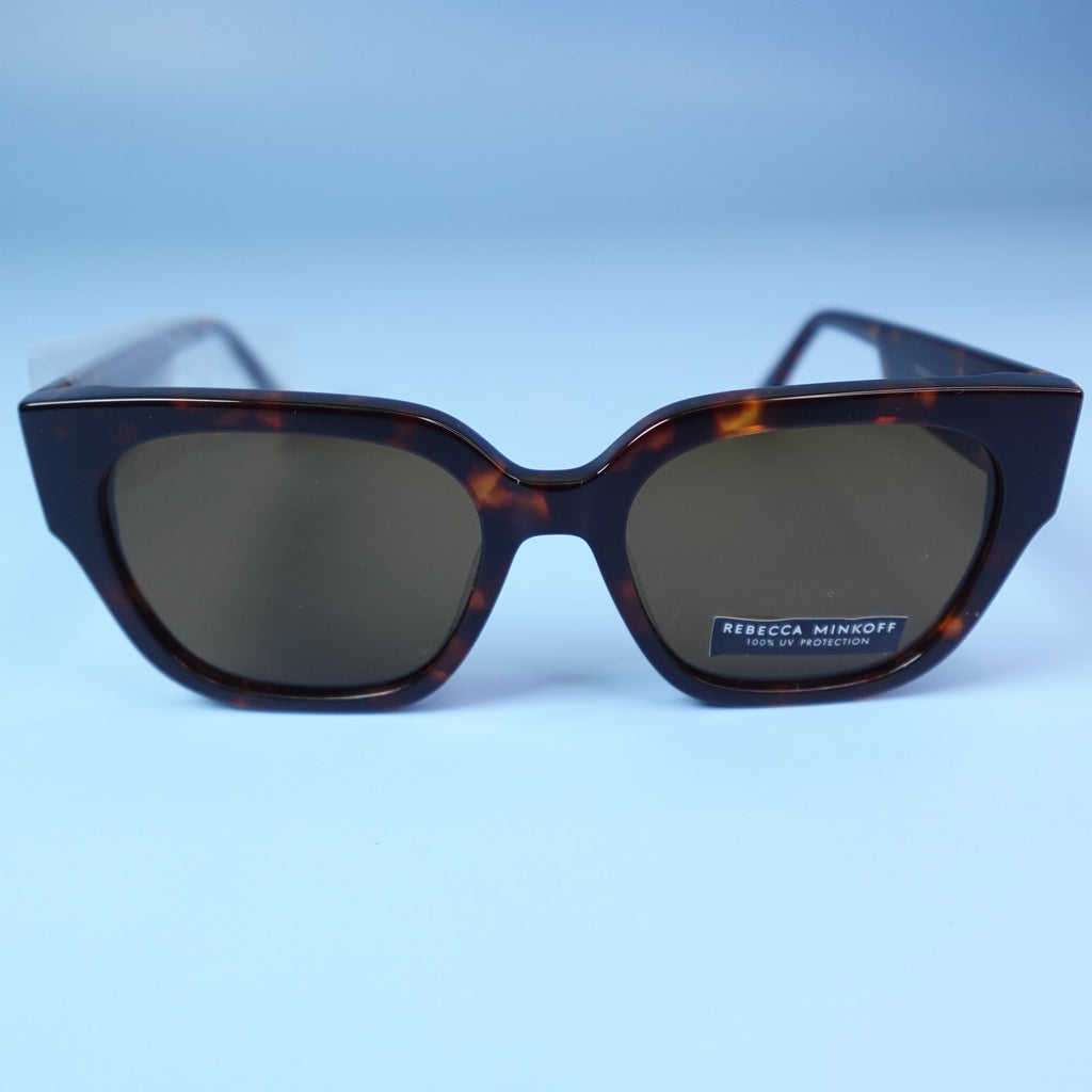 Rebecca Minkoff Sunglasses Mazey Black Studded Tortoiseshell 100% UV Protection