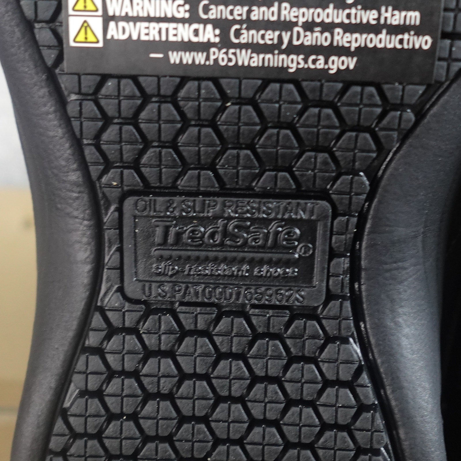 Lot of 6 Tredsafe Dustin Men's Slip Resistant Work Shoes Black Size 9.5W New