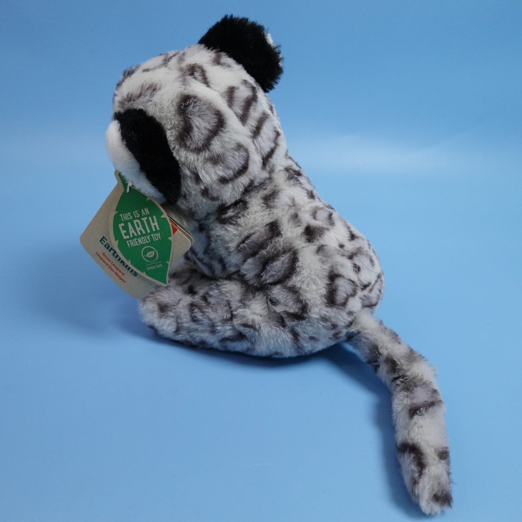Wild Republic Mini Earthkins Snow Leopard Plush Stuffed Animal 8" Gray NEW