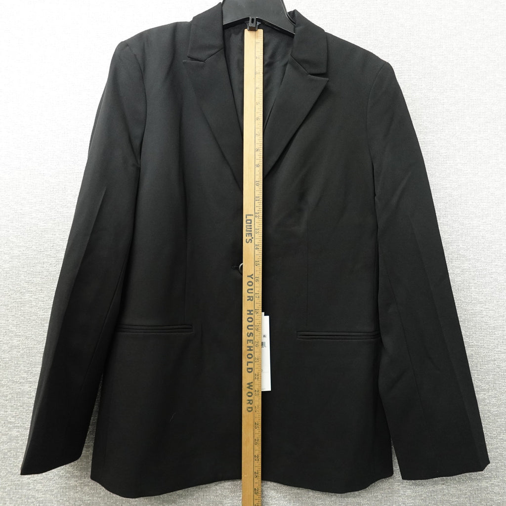 Calvin Klein Women's Soft Crepe Blazer Black- Size 8
