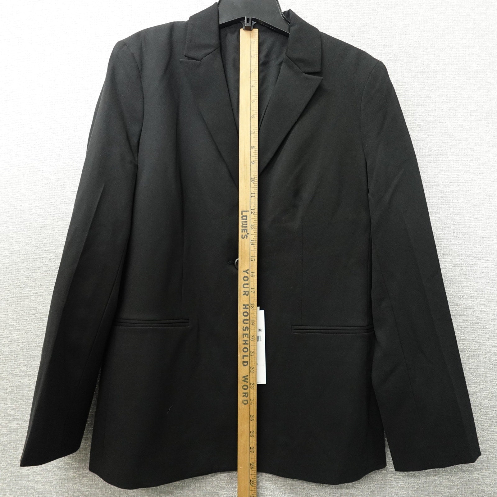 Calvin Klein Women's Soft Crepe Blazer Black- Size 8