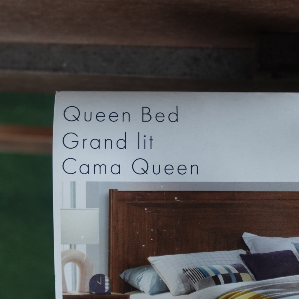 Northridge Home Marina Del Rey Queen Bed Hardwood Walnut