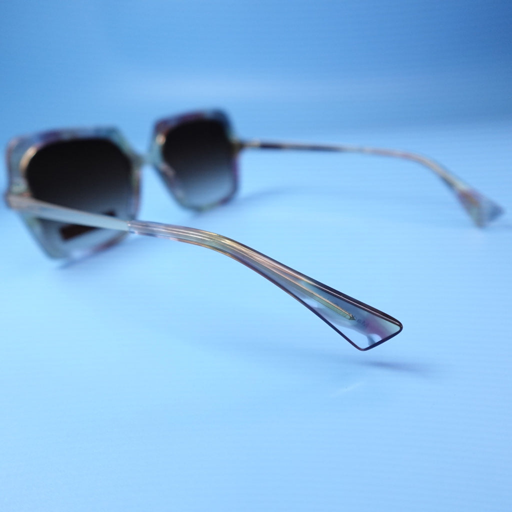 Rebecca Minkoff Willow Sunglasses Multicolor Tortoise Shell with Gold Arms