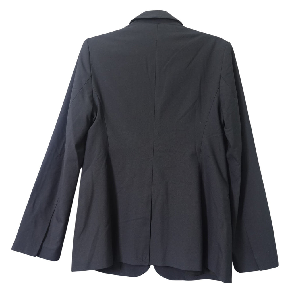 Calvin Klein Refined Stretch Cinched Blazer Women's Black Beauty - Size 6
