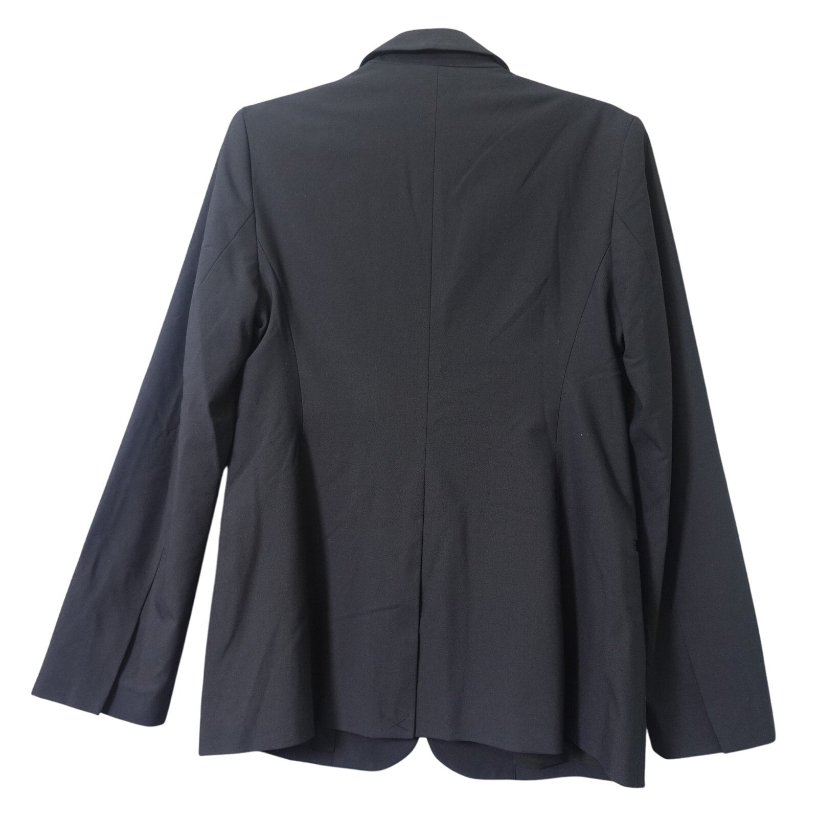 Calvin Klein Refined Stretch Cinched Blazer Women's Black Beauty - Size 6