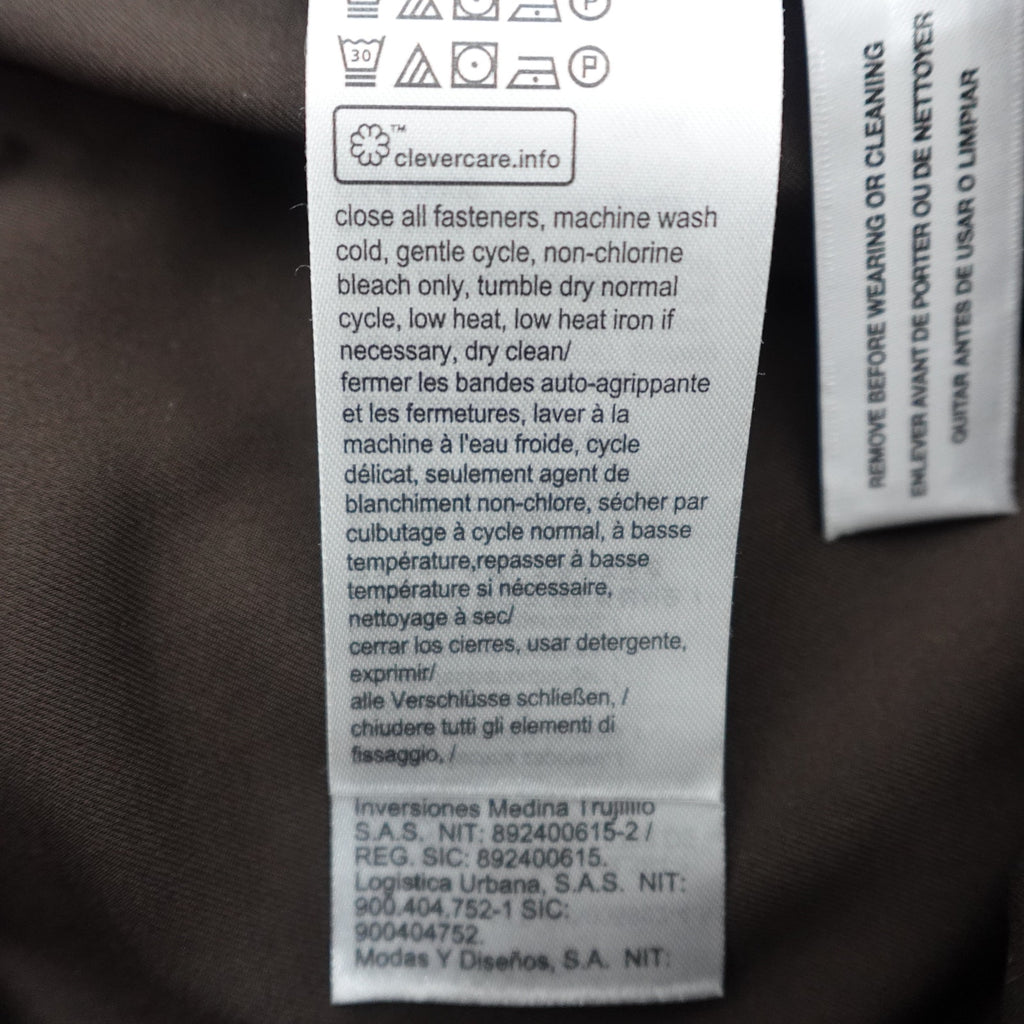 Calvin Klein Women's Faux Leather 90s Pants Mulch Brown - 8