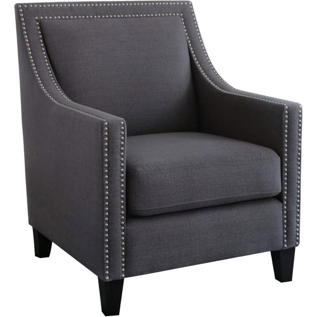 Aubree Fabric Accent Chair - Gray