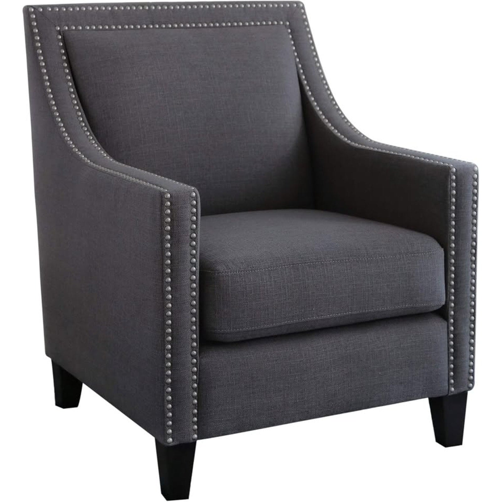 Aubree Fabric Accent Chair - Gray